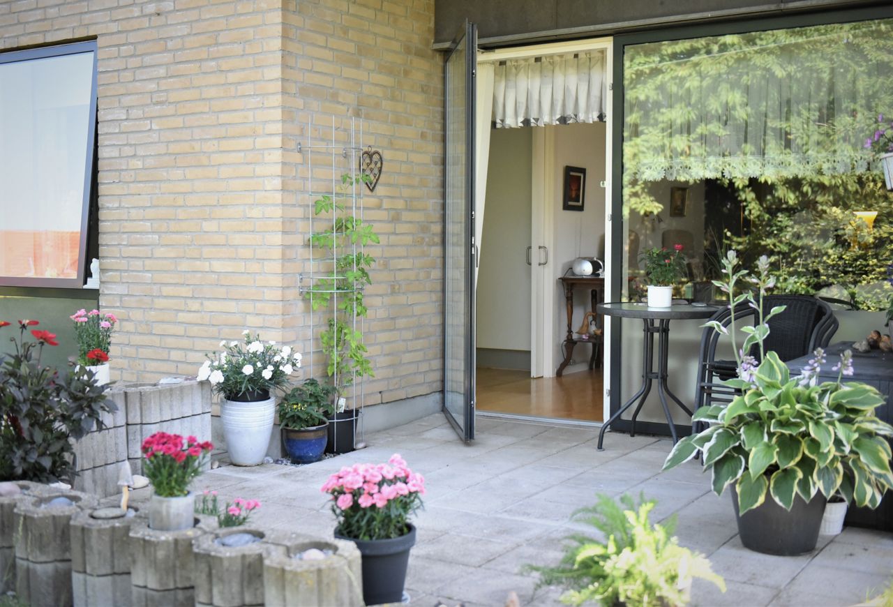 Terrasse på Møllebo