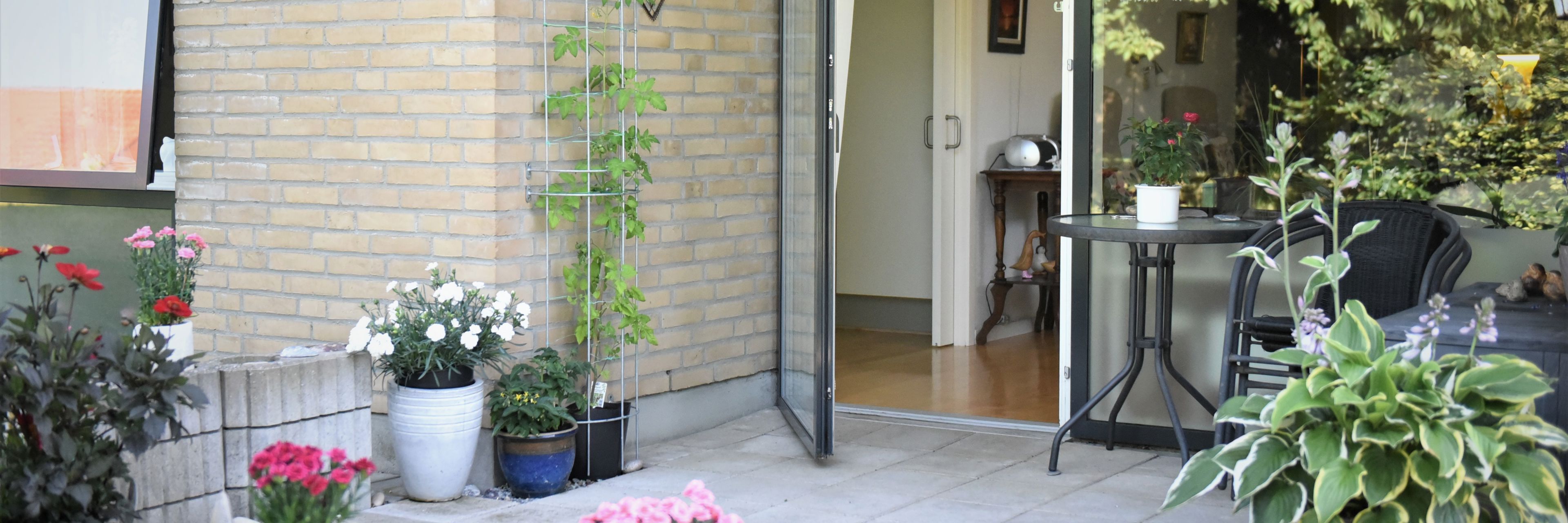 Terrasse på Møllebo