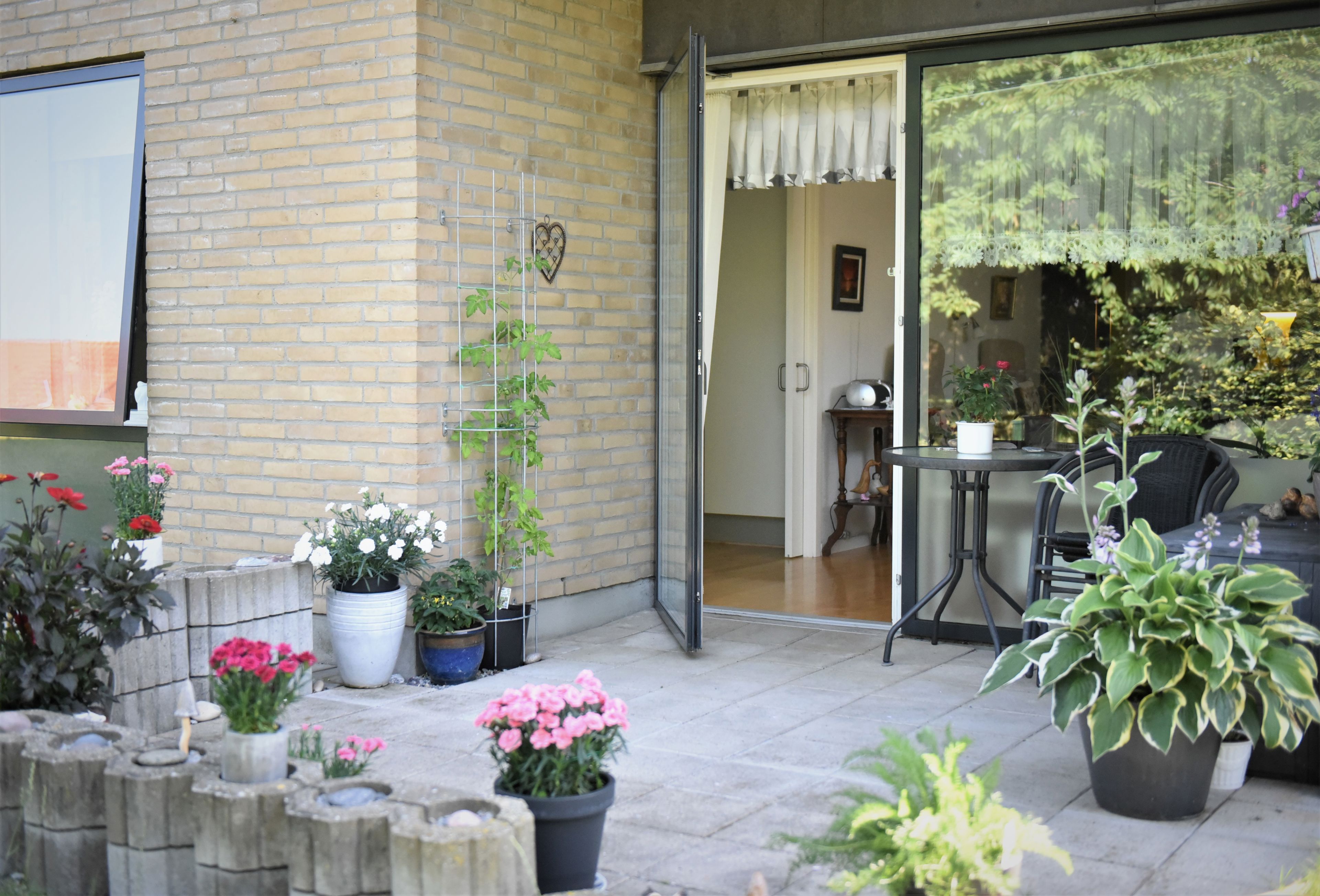 Terrasse på Møllebo